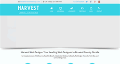 Desktop Screenshot of harvestwebdesign.com