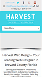Mobile Screenshot of harvestwebdesign.com